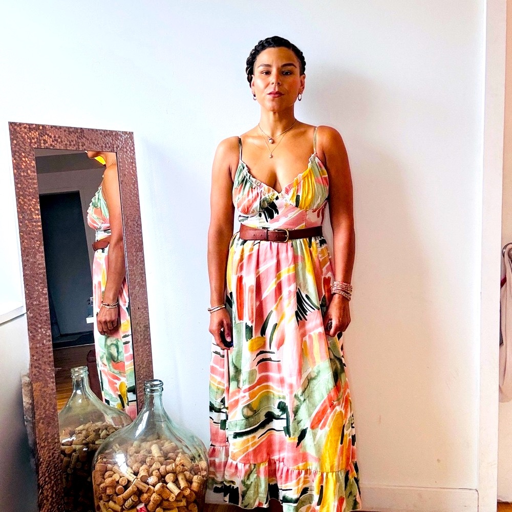 Multicolor Maxi Dress
